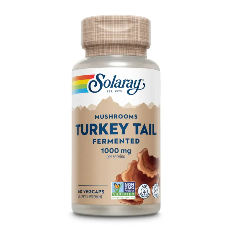 Solaray Org Grown Fermented Turkey Tall 500 мг, 60 вег. капс.