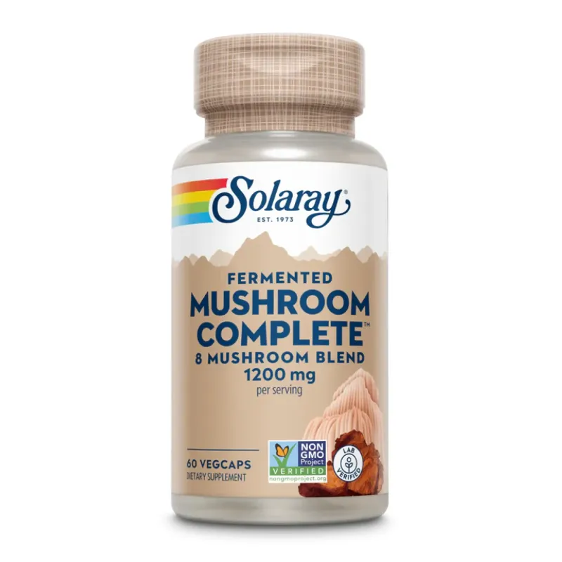 Solaray Org Grown Mushroom Complete 1200 мг, 60 вег. капс.