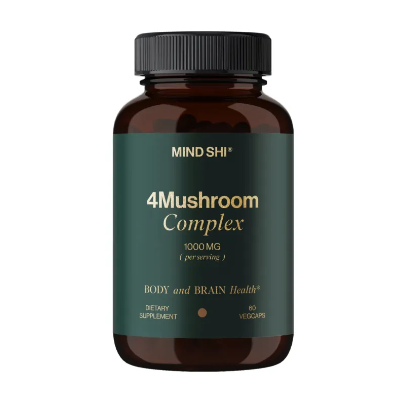 Mind Shi 4Mushroom Complex 1000 мг, 60 вег. капс.
