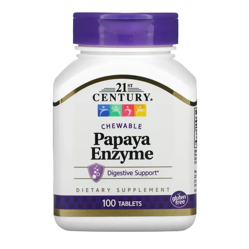 21st Century Papaya Enzyme, 100 табл.