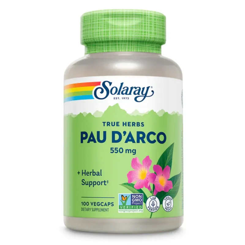 Solaray Pau D'Arco Bark 550 мг, 100 вег. капс.