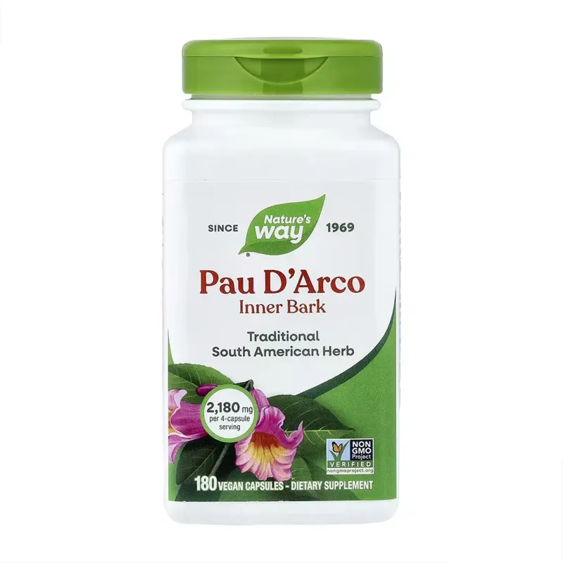 Nature's Way Pau D'Arco Inner Bark, 180 вег. капс.