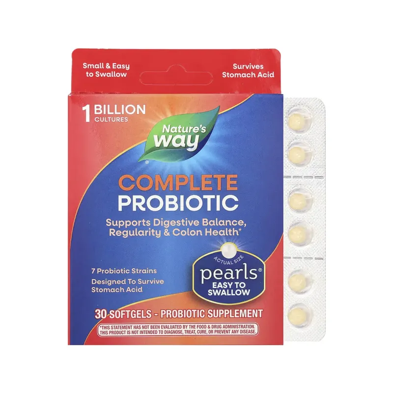 Nature's Way Pearls Complete Probiotic, 30 гел. капс.