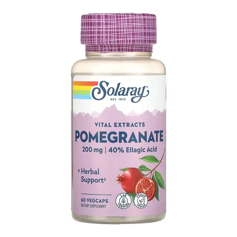 Solaray Pomegranate 200 мг, 60 вег. капс.