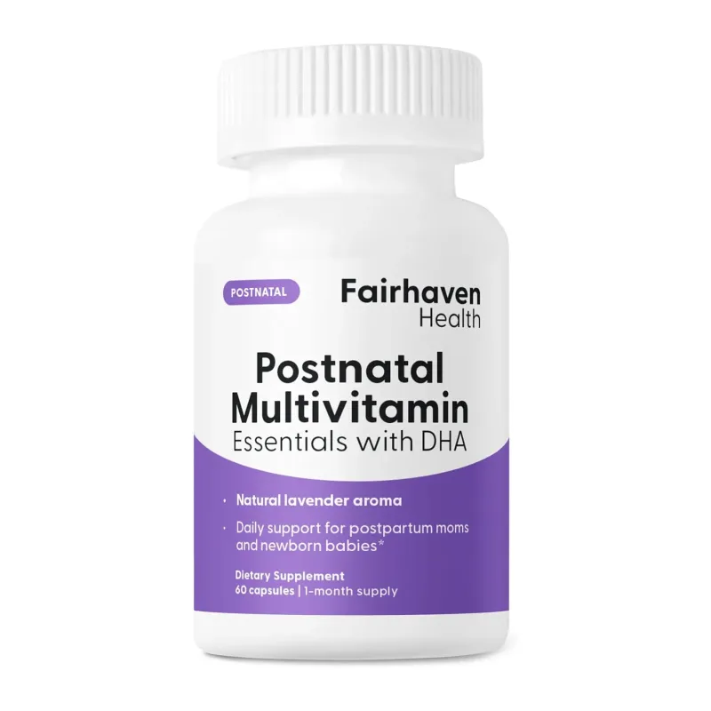Fairhaven Health Postnatal Multivitamin Essentials with DHA, 60 капс.