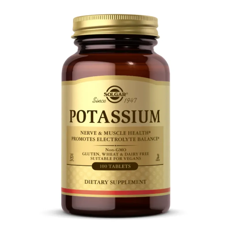 Solgar Potassium, 100 табл.