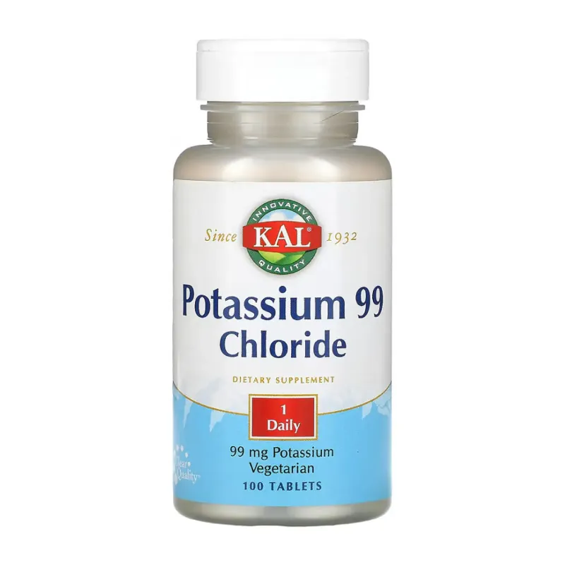 KAL Potassium 99 Chloride, 100 табл.