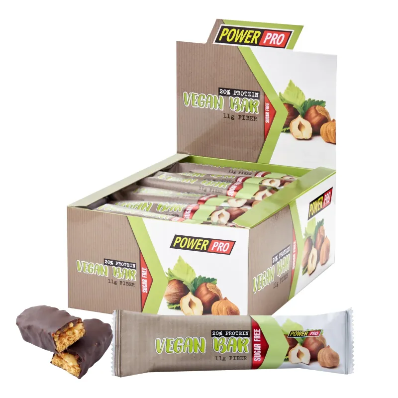 Power Pro Vegan Bar 32% protein, 20 × 60 г