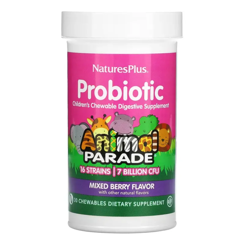 Nature's Plus Kids Probiotic Bi-Layer Chewable, 30 табл.