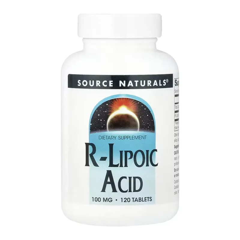 Source Naturals R-Lipoic Acid 100 мг, 120 табл.