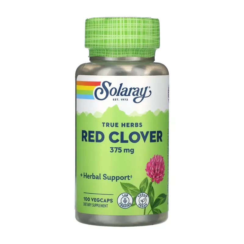 Solaray Red Clover Blossom 375 мг, 100 вег. капс.