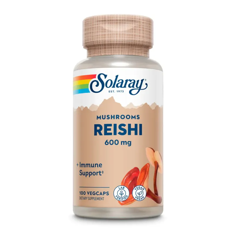 Solaray Reishi Mushroom 600 мг, 100 шт.