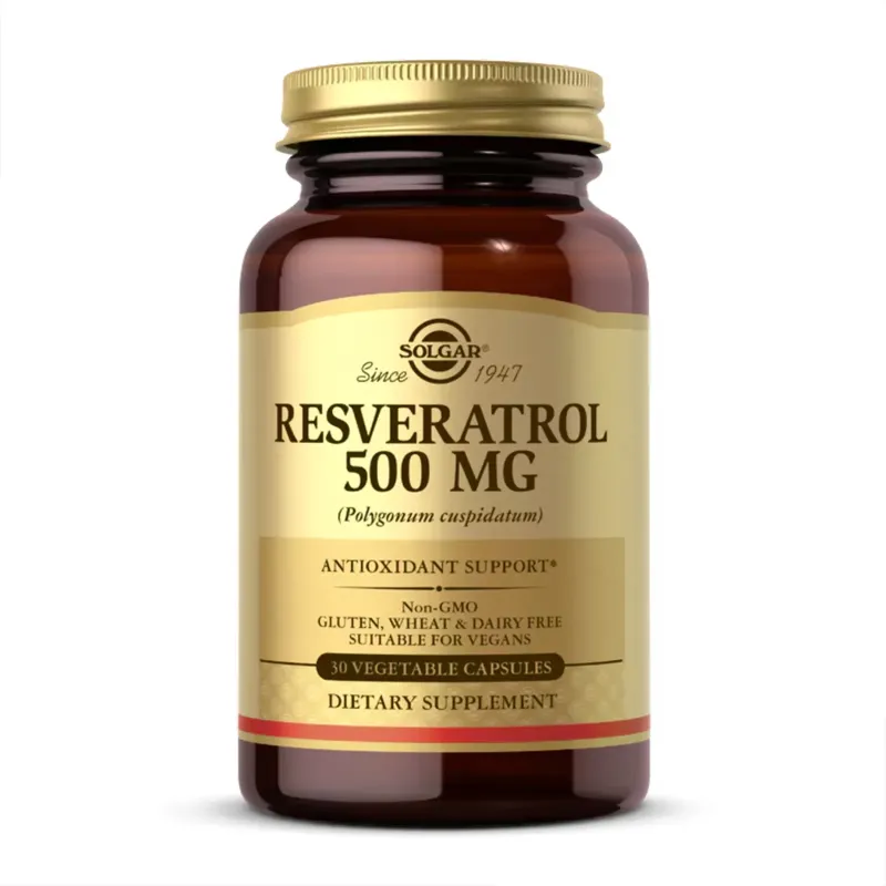 Solgar Resveratrol 500 мг, 30 вег. капс.