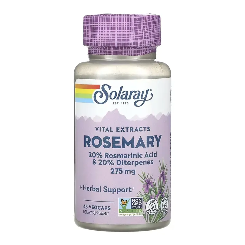 Solaray Rosemary 275 мг, 45 вег. капс.