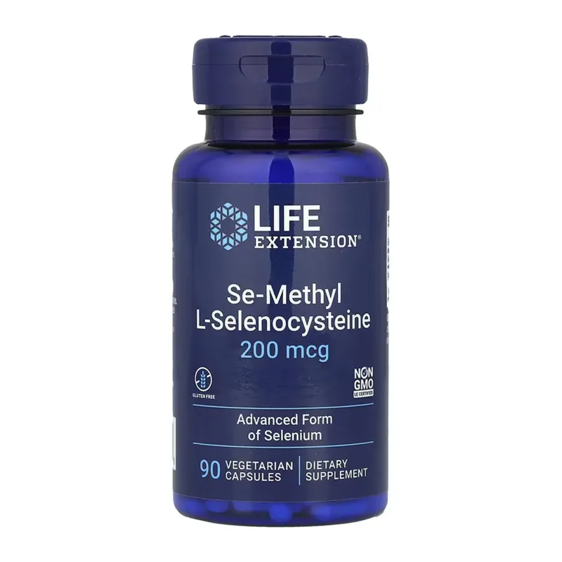 Life Extension Se-Methyl L-Selenocysteine 200 мкг, 90 вег. капс.