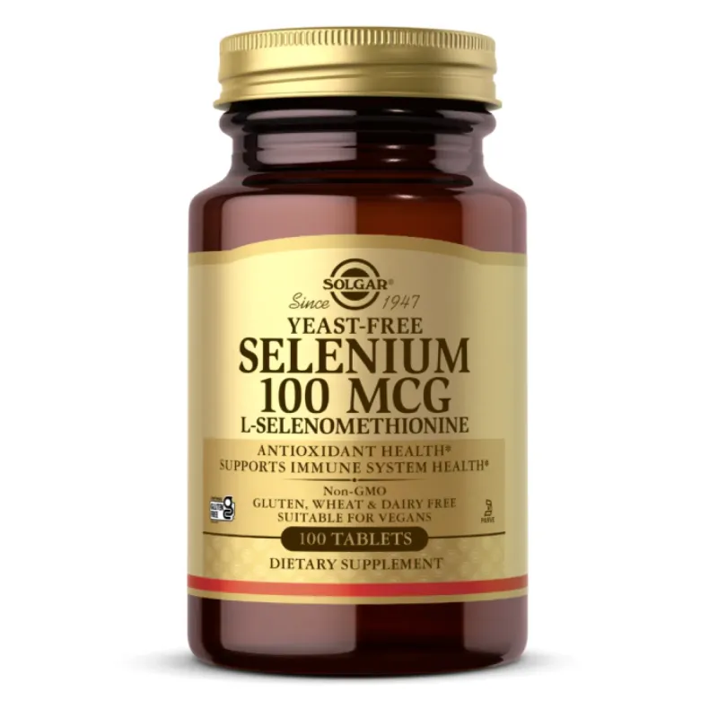 Solgar Selenium Yeast-Free 100 мкг, 100 табл.