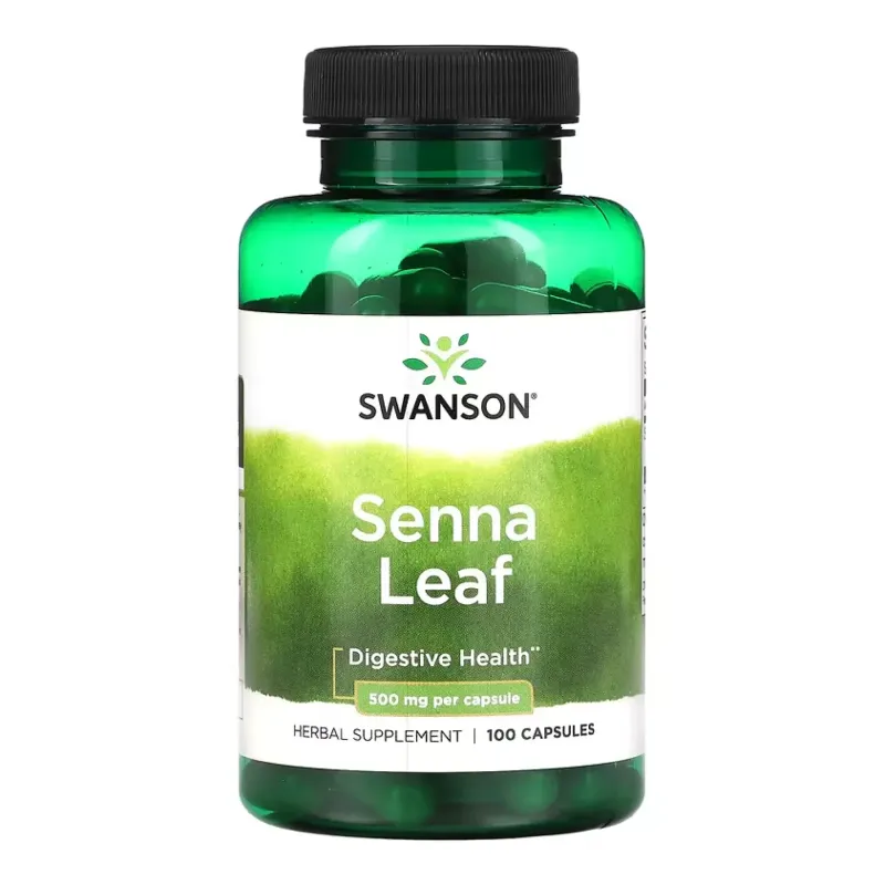 Swanson Senna Leaf 500 мг, 100 капс.