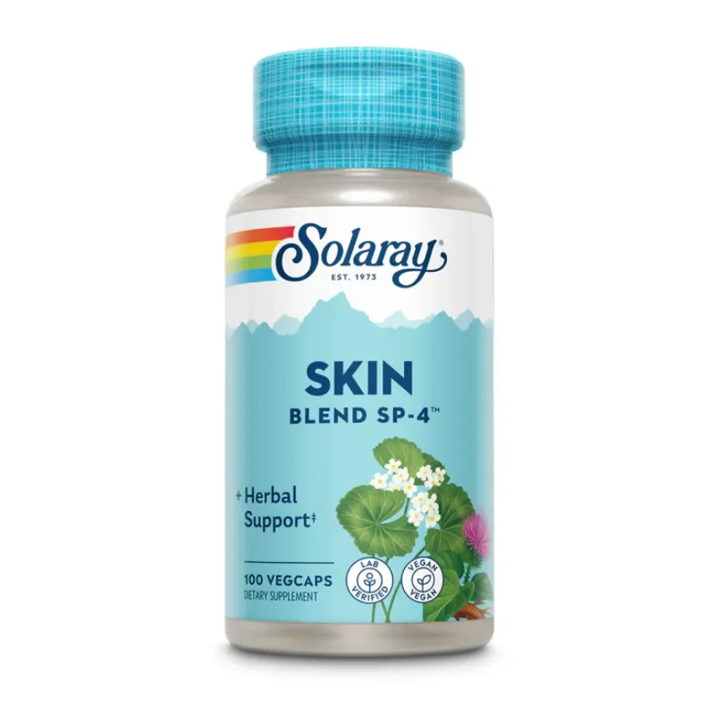 Solaray Skin Blend SP-4, 100 вег. капс.