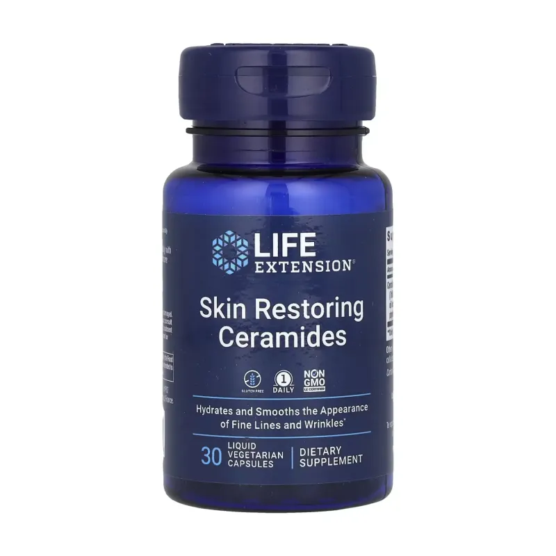 Life Extension Skin Restoring Ceramides, 30 вег. капс.