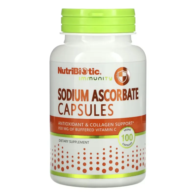 Nutribiotic Sodium Ascorbate, 100 капс.