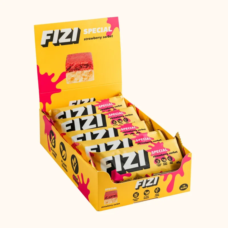 FIZI Special Box, 10 × 45 г, Полуничний сорбет