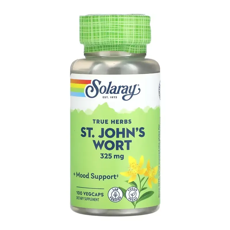 Solaray St. John's Wort Aerial 325 мг, 100 вег. капс.