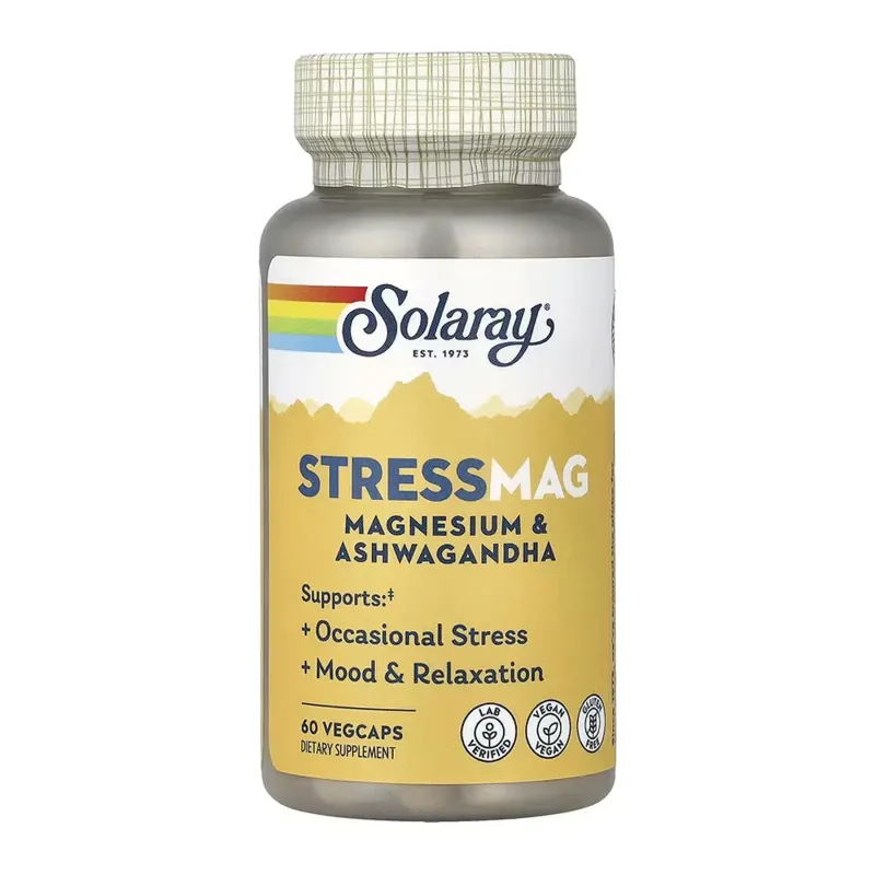 Solaray StressMag, 60 вег. капс.