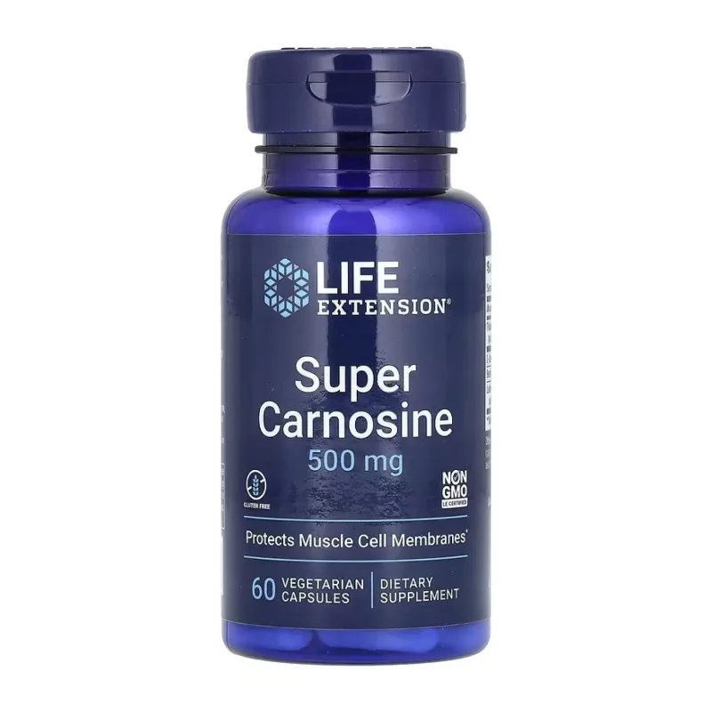 Life Extension Super Carnosine 500 мг, 60 вег. капс.