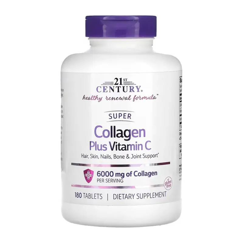21st Century Super Collagen + C, 180 табл.