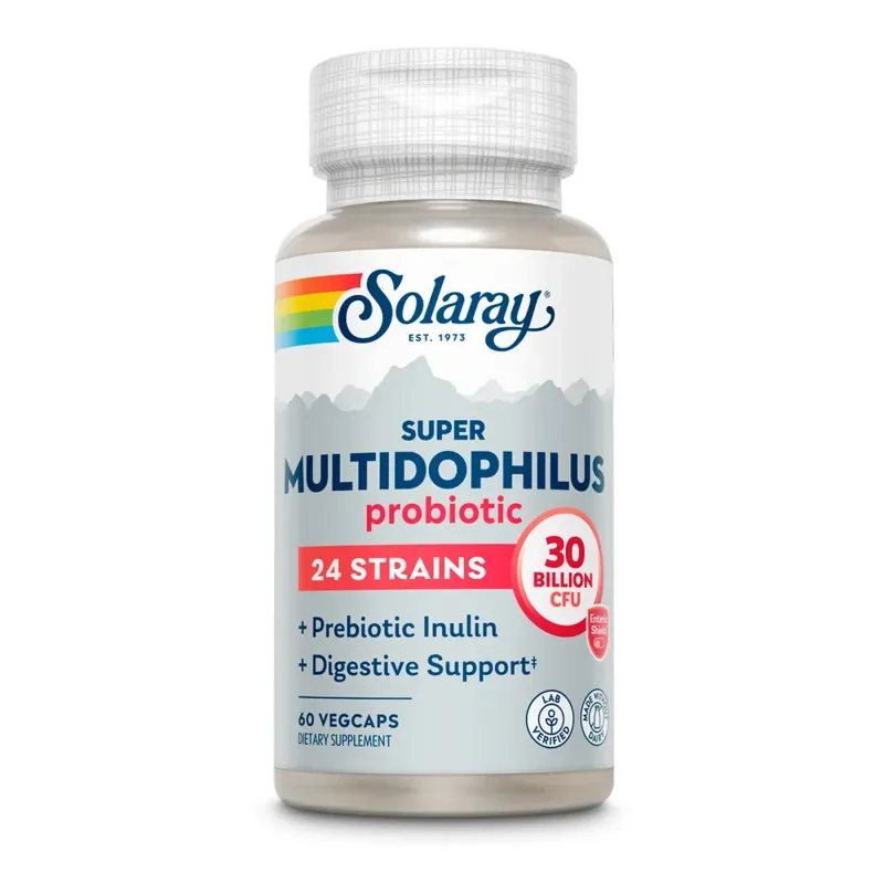 Solaray Super Multidophilus 24 Strain Probiotic 30 Billion Cfu, 60 вег. капс.