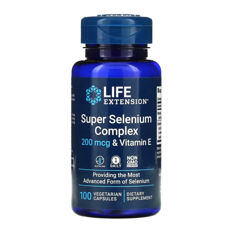 Life Extension Super Selenium Complex 200 мкг, 100 вег. капс.