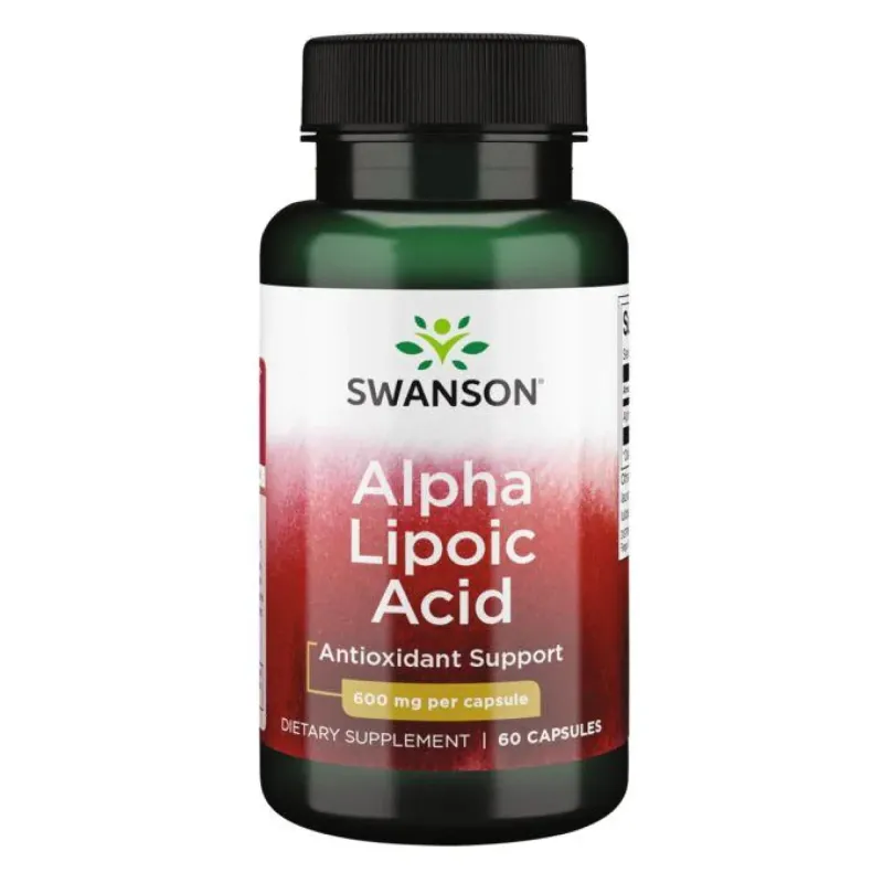 Swanson Alpha Lipoic Acide 600 мг, 60 капс.