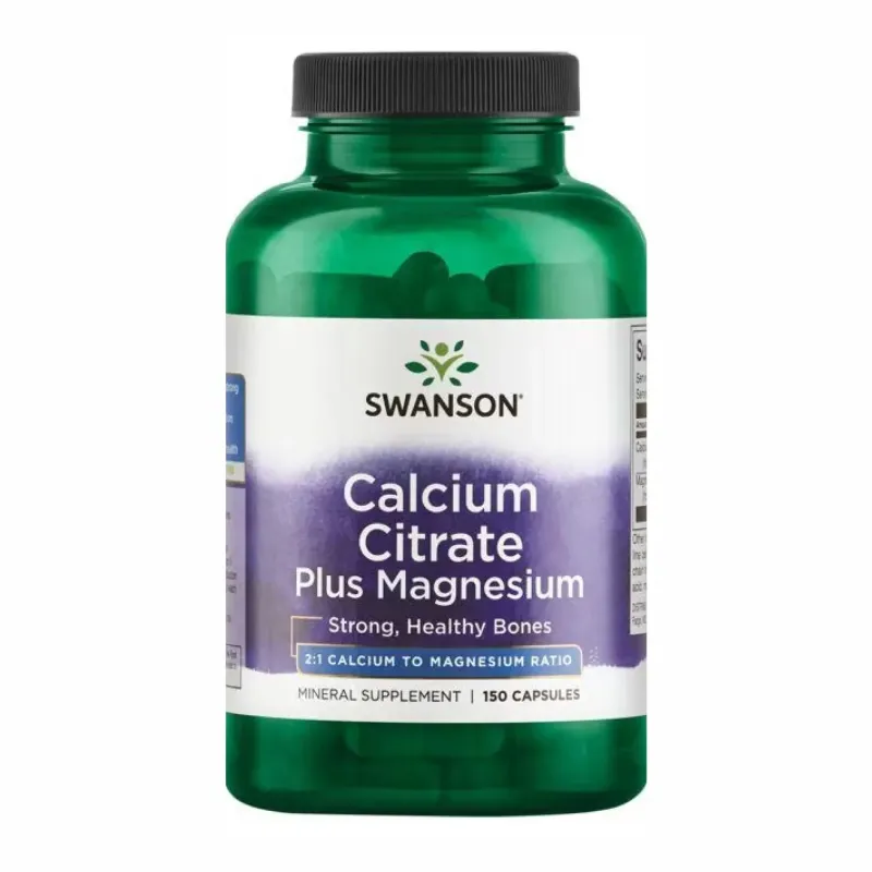 Swanson Calcium Citrate Plus Magnesium, 150 капс.