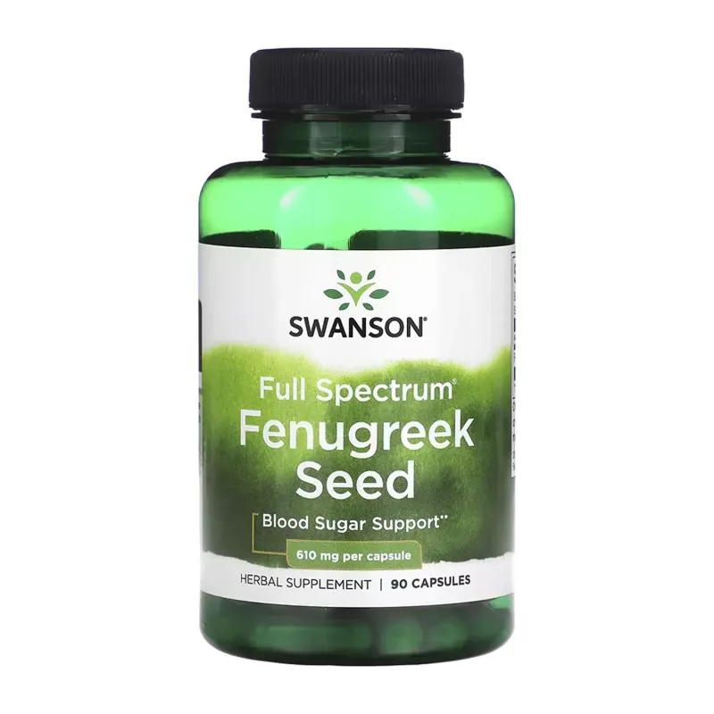Swanson Fenugreek Seed 610 мг, 90 капс.
