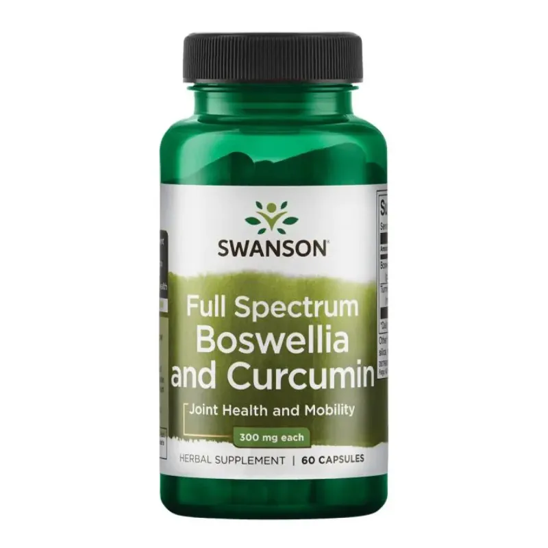 Swanson Full Spect Boswellia and Curcumin, 60 капс.