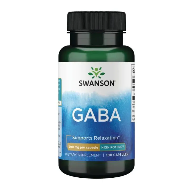 Swanson GABA 500 мг, 100 капс.