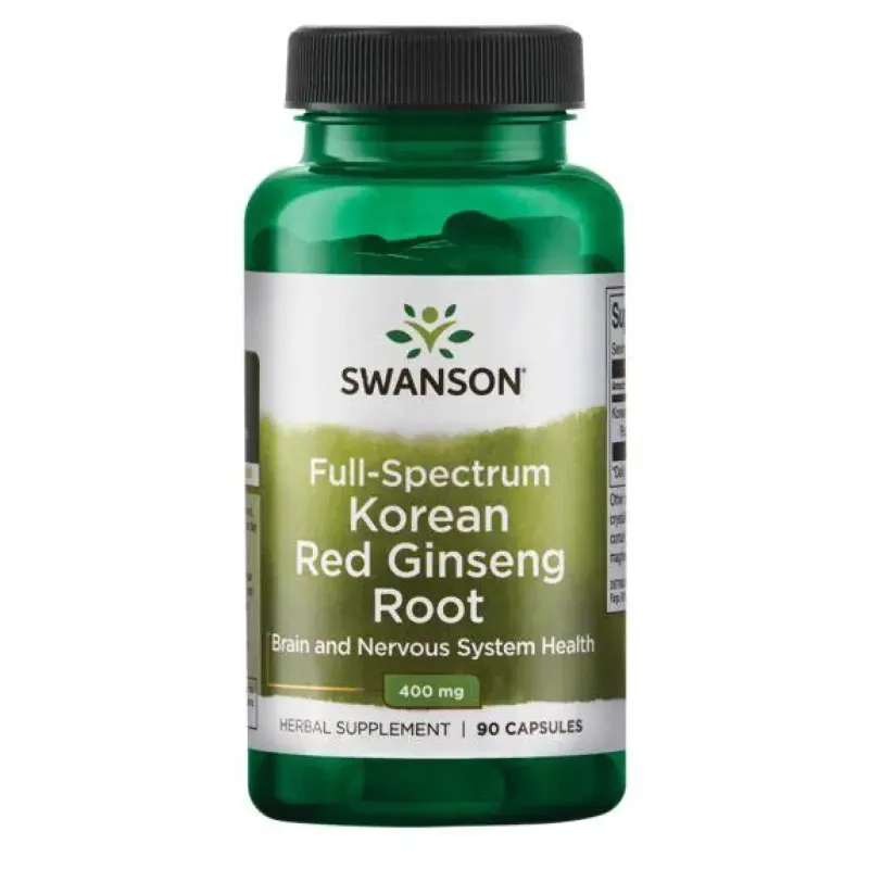 Swanson Korean Red Ginseng Root 400 мг, 90 капс.