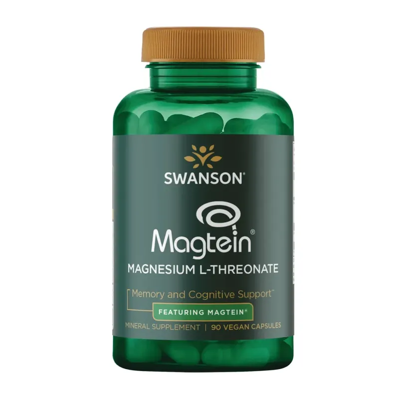 Swanson Magnesium L-Theonate, 90 вег. капс.