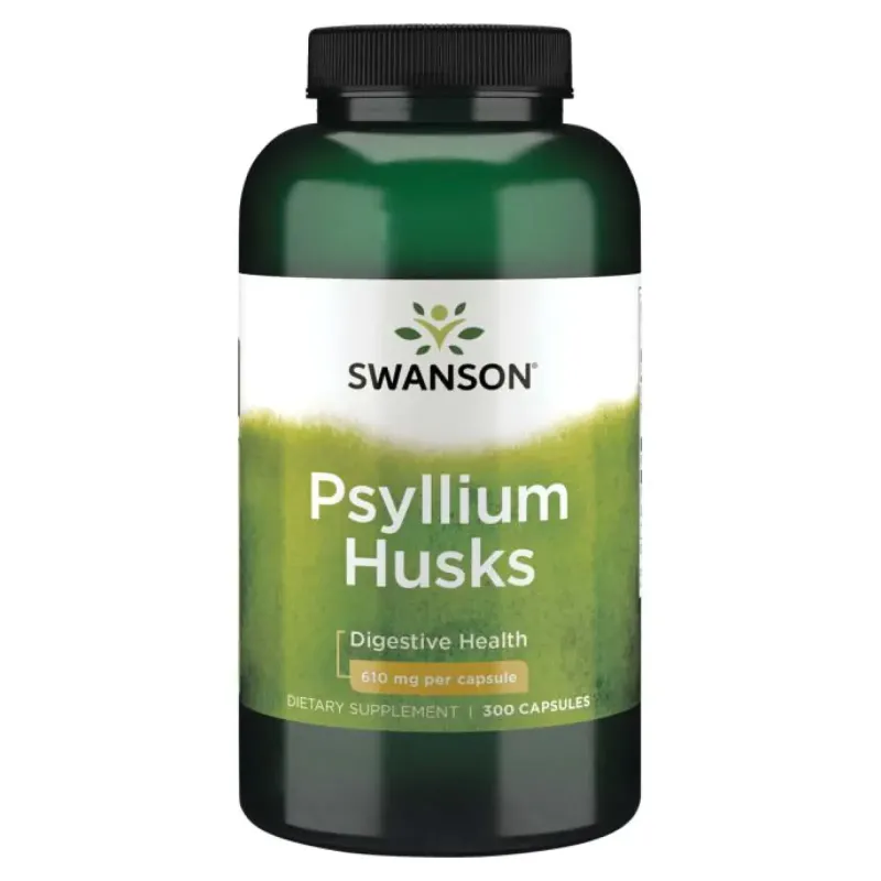 Swanson Psyllim Husks 610 мг, 300 капс.