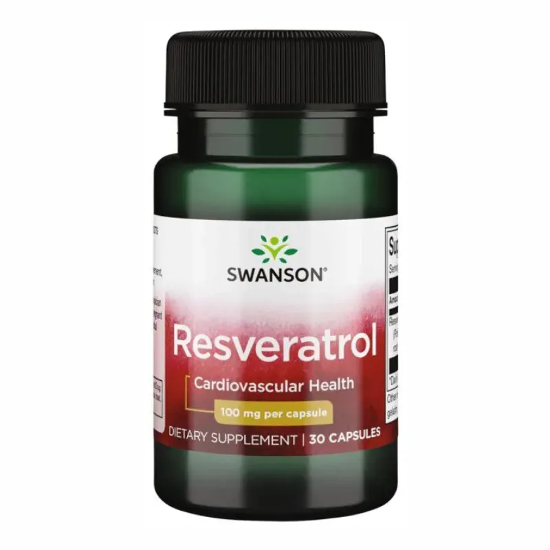 Swanson Resveratrol 100 мг, 30 капс.