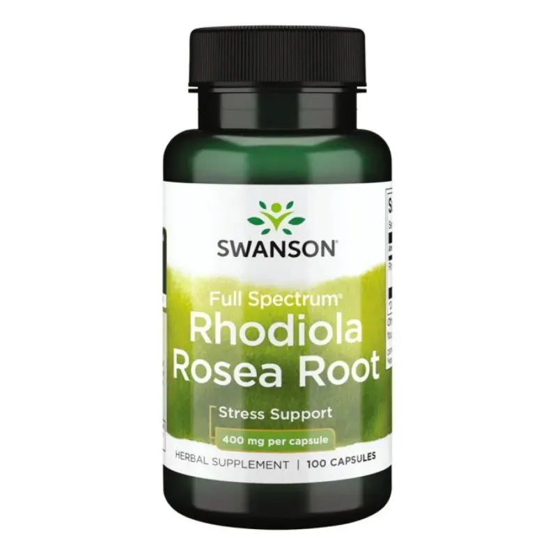 Swanson Rhodiola Rosea Rood 400 мг, 100 капс.