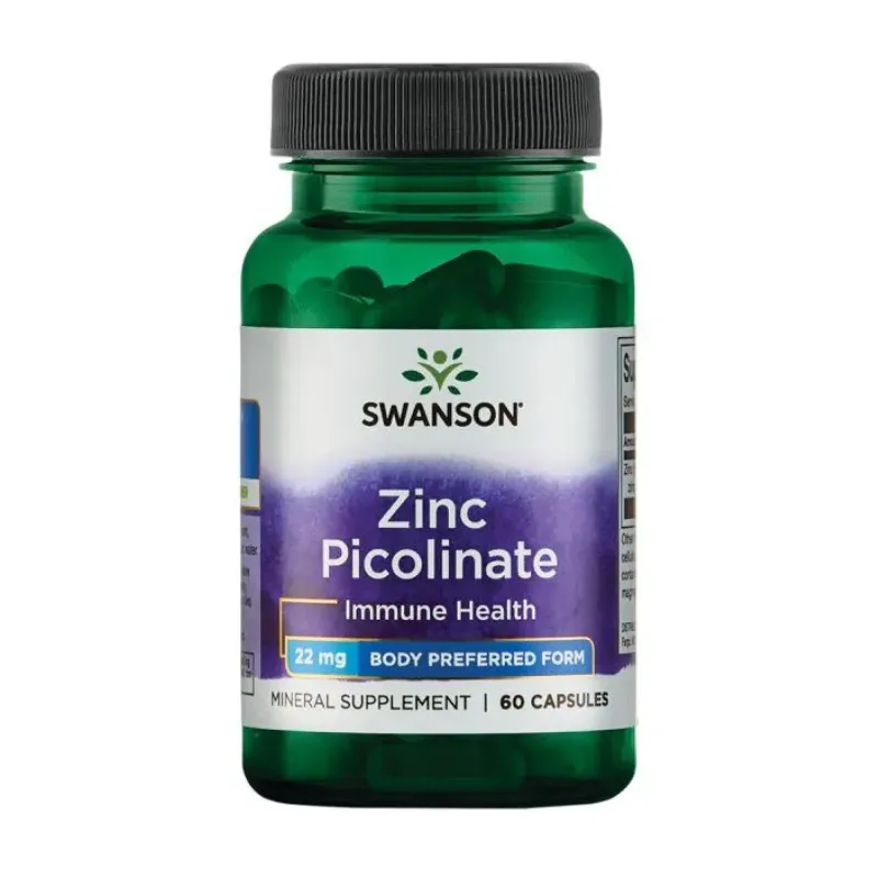 Swanson Zinc Picolinate 22 мг, 60 капс.
