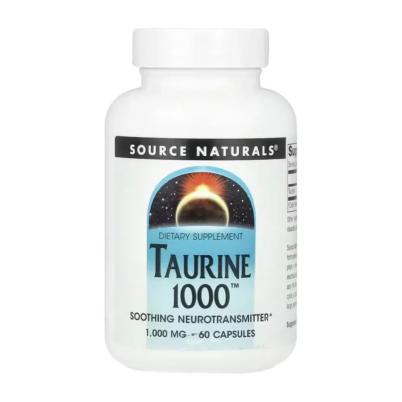 Source Naturals Taurine 1000™ 1000 мг, 60 капс.