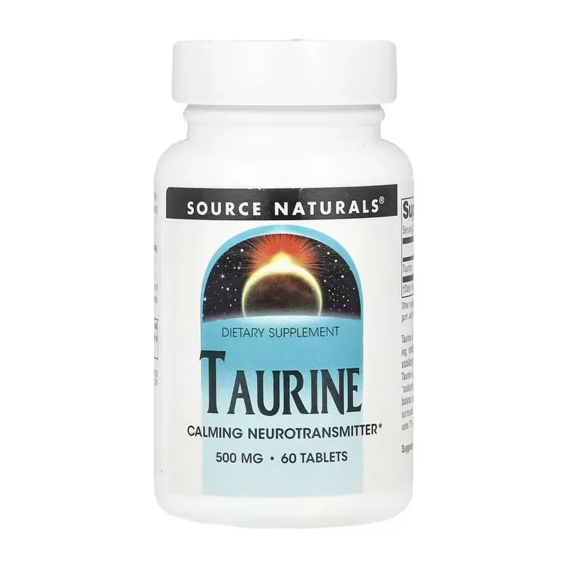 Source Naturals Taurine 500 мг, 60 табл.