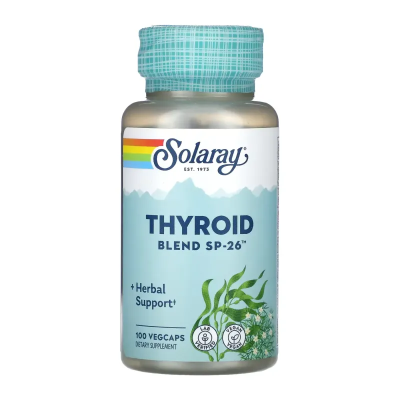 Solaray Thyroid Blend SP-26, 100 капс.
