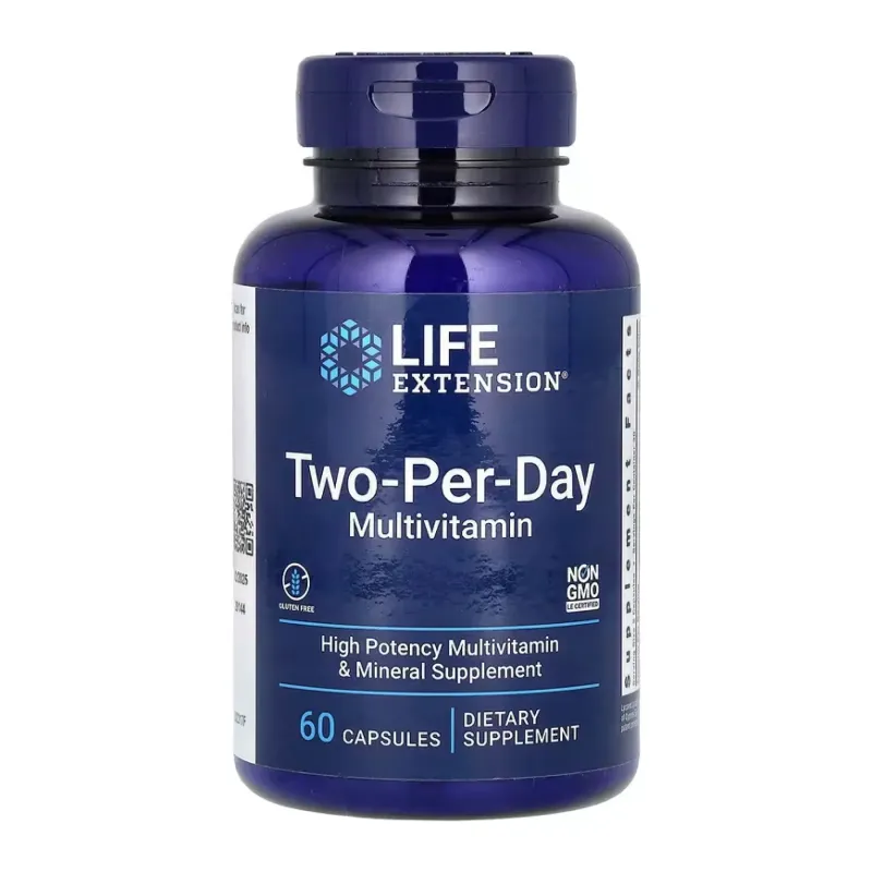 Life Extension Two-Per-Day Multivitamin, капсули, 60 капс.