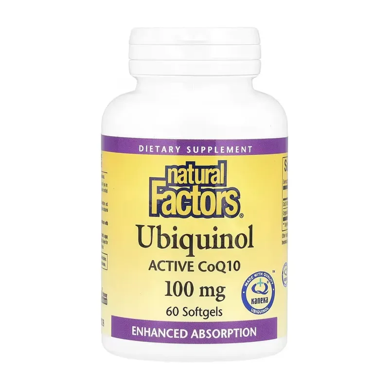 Natural Factors Ubiquinol CoQ10 100 мг, 60 гел. капс.