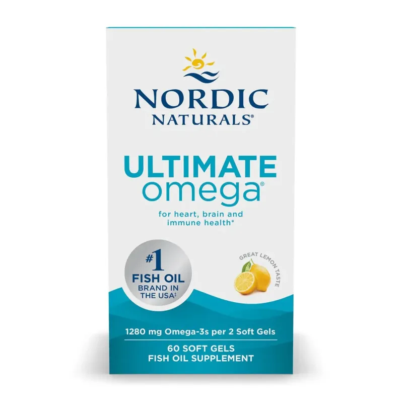 Nordic Naturals Ultimate Omega, капсули, 60 гел. капс.