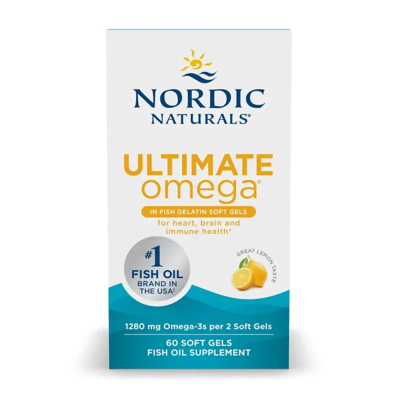 Nordic Naturals Ultimate Omega Fish Gels, 60 гел. капс.