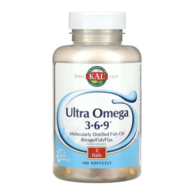 KAL Ultra Omega 3-6-9 1200 мг, 100 гел. капс.